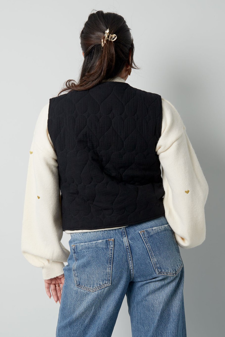 Gilet con fiocchi - beige h5Immagine9